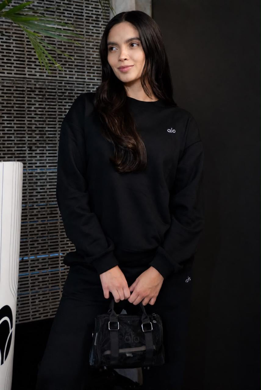 SUDADERA ACCOLADE NEGRO