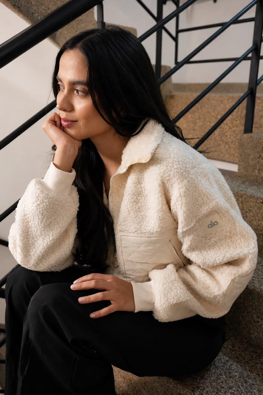 CHAQUETA BOMBER EDGE BORREGUITO