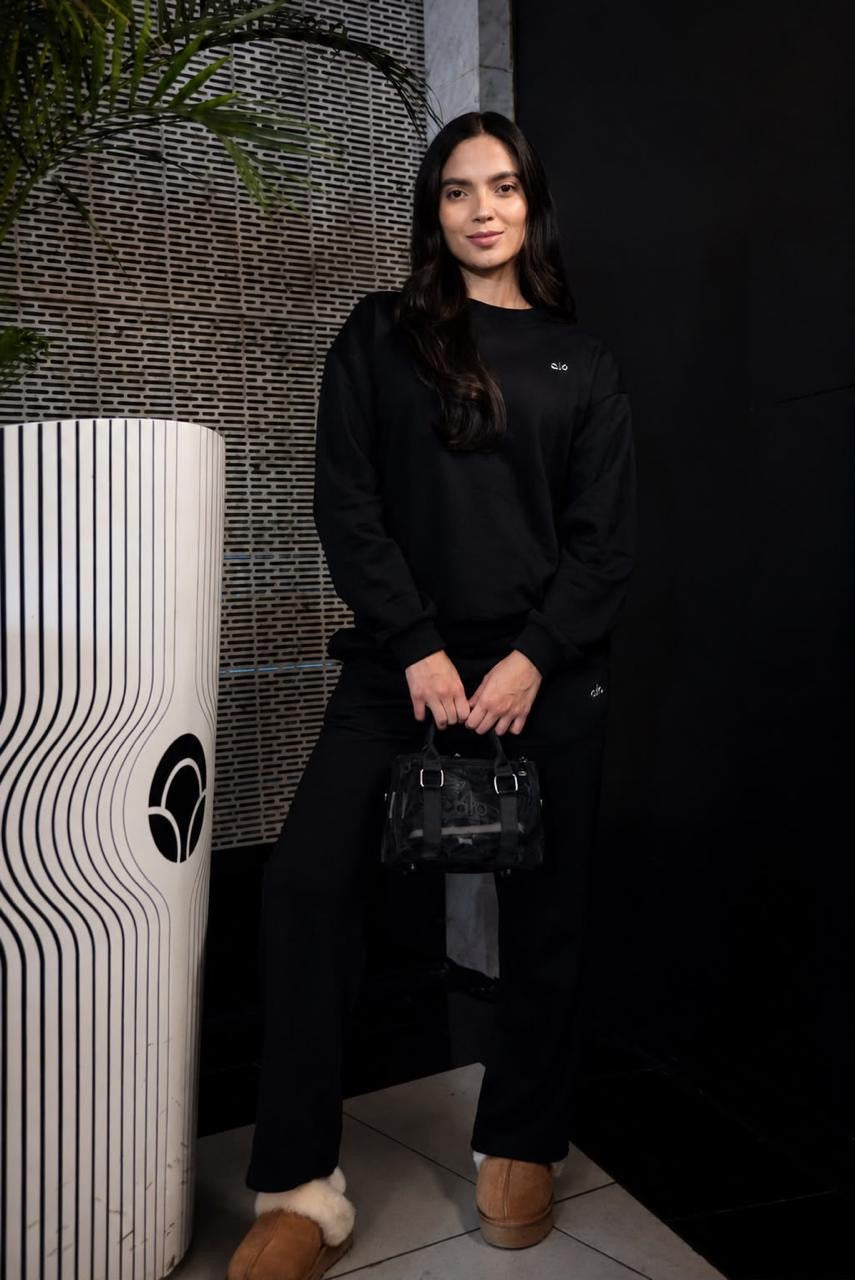 SUDADERA ACCOLADE NEGRO