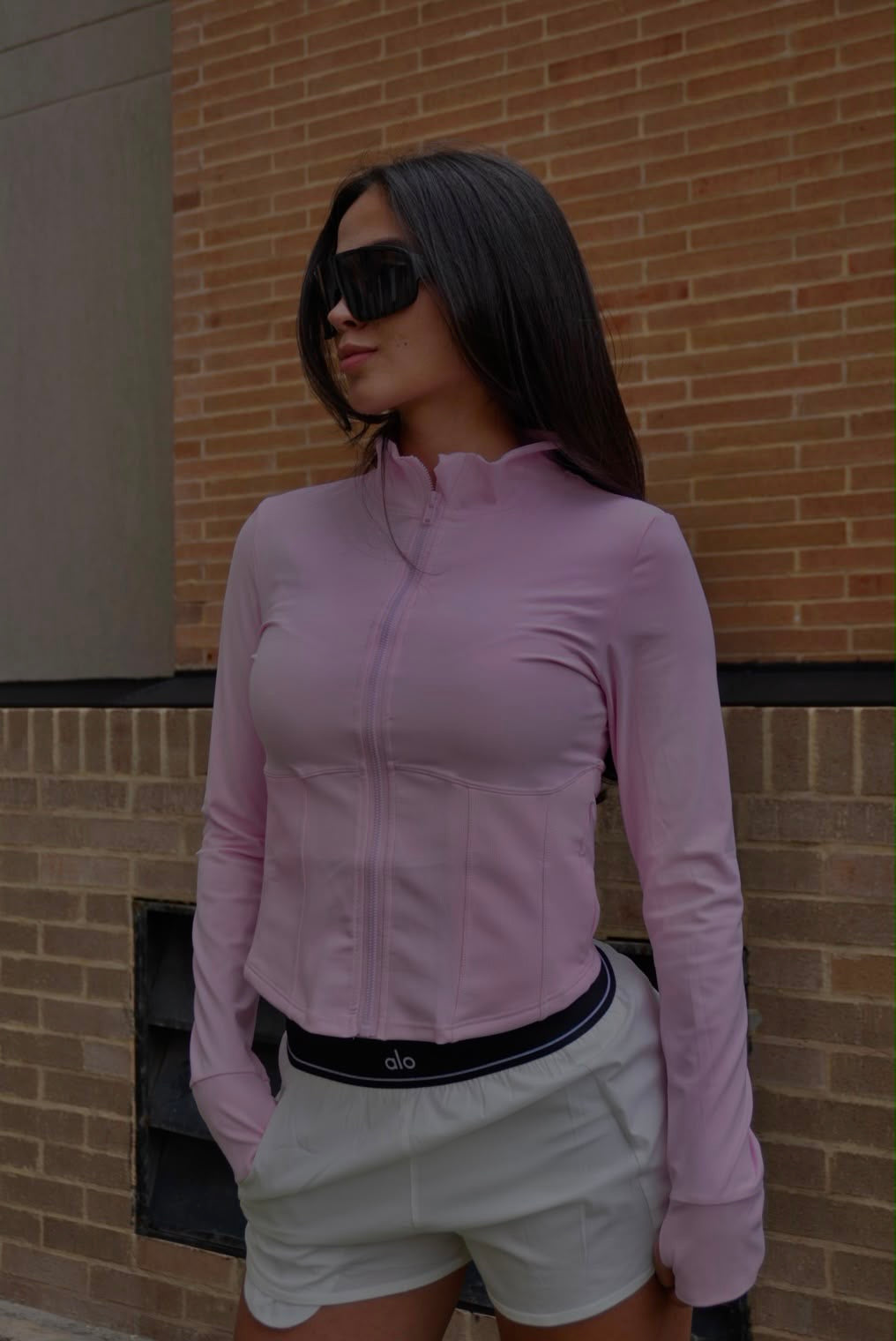 CHAQUETA TIPO CORSÉ AIRBUSH CANDY HEART PINK