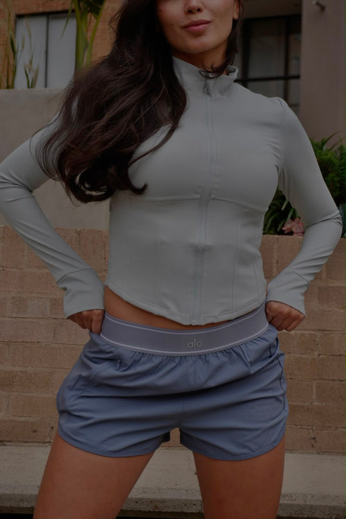 CHAQUETA TIPO CORSÉ AIRBUSH GRIS LUNAR
