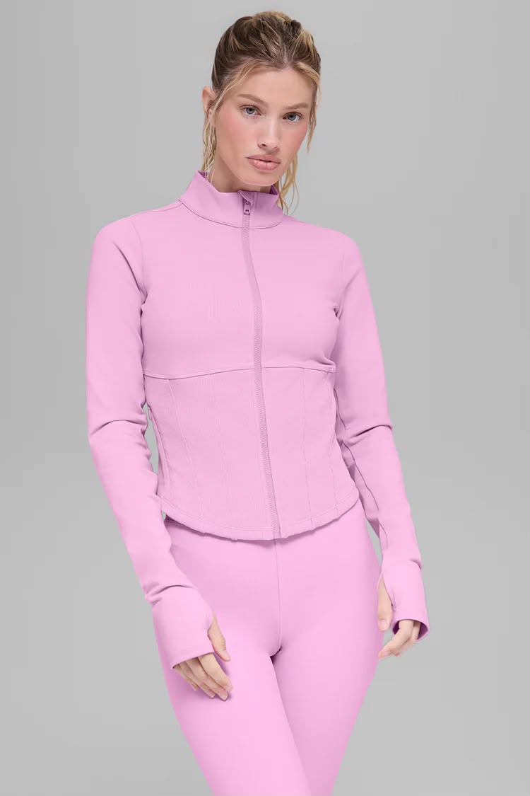 CHAQUETA TIPO CORSÉ AIRBUSH CANDY HEART PINK
